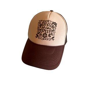 Wyalon Speed Brown Meshback Hat Cap Adjustable Country Music Novelty